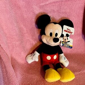 Disney Mickey Mouse Plush - Black, Red, Yellow